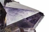 Deep Purple Amethyst Crystal Cluster With Huge Crystals #223339-4
